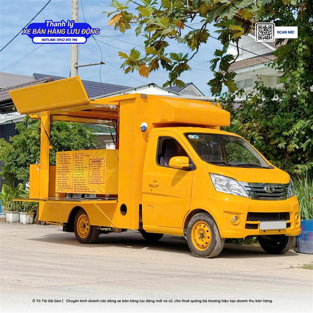 Thanh lý xe Teraco Tera 100 bán hàng lưu động cũ đã qua sử dụng